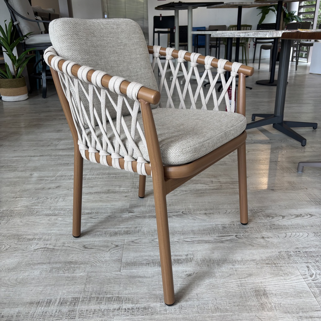 SILLA PALMER BLANCA COJIN GRIS J5AC2026N04ROP