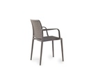 SILLA FAME-K CON BRAZOS TAUPE PAP901741-61