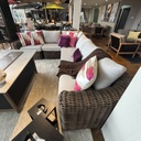 SOFA SECCIONAL EN L MAVIS CAFE CLARO ARTA1122A2