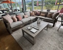 SOFA EN L MESA CENTRO ESTRUCTURA ANTIQUE WOOD COJINES BEIGE 15052 HAI16C048ADLSKD