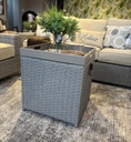 SET SOFA TRIPLE 2 SOFAS INDIVIDUALES GIRATORIOS MESA CENTRO HAI18C35A-W-SV-1