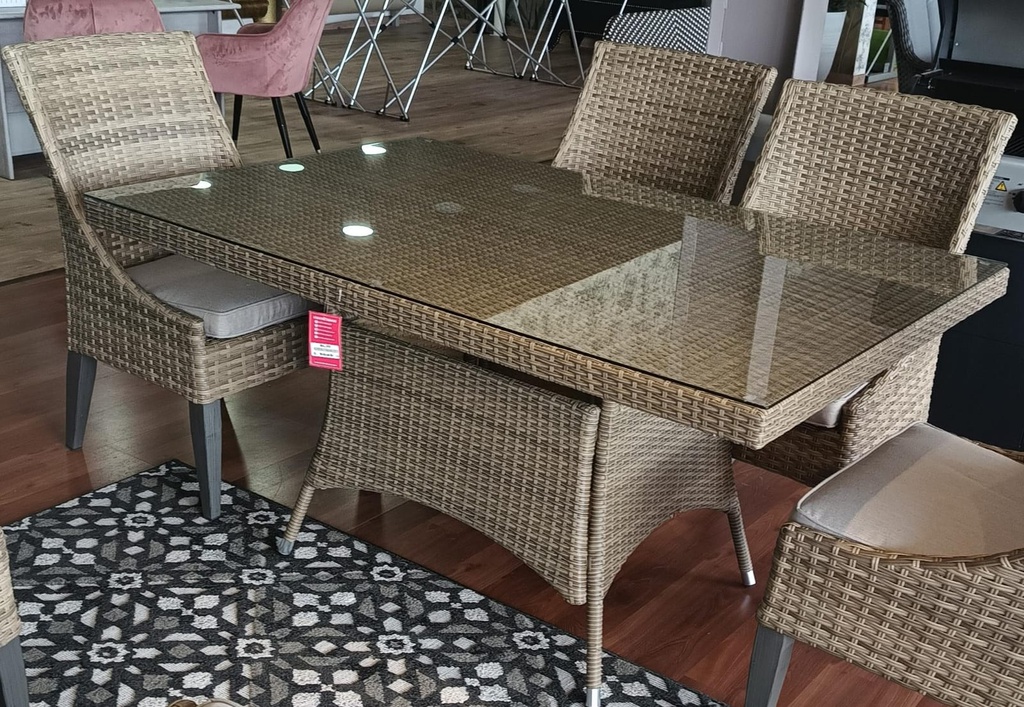 MESA COMEDOR BOREAL RECTANGULAR NAPOLI 150X100 CM HAI12T002-150100A-W-1