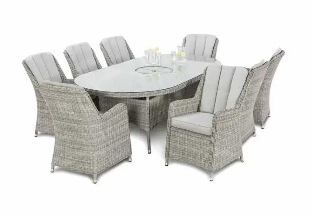 SET COMEDOR RECTANGULAR 6 SILLAS OXFORD CAFE MIXTO HAI24T035-180120RA-HH8974