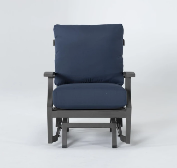 SOFA INDIVIDUAL MARTINIQUE GRIS COJIN AZUL HAI16C067A-G