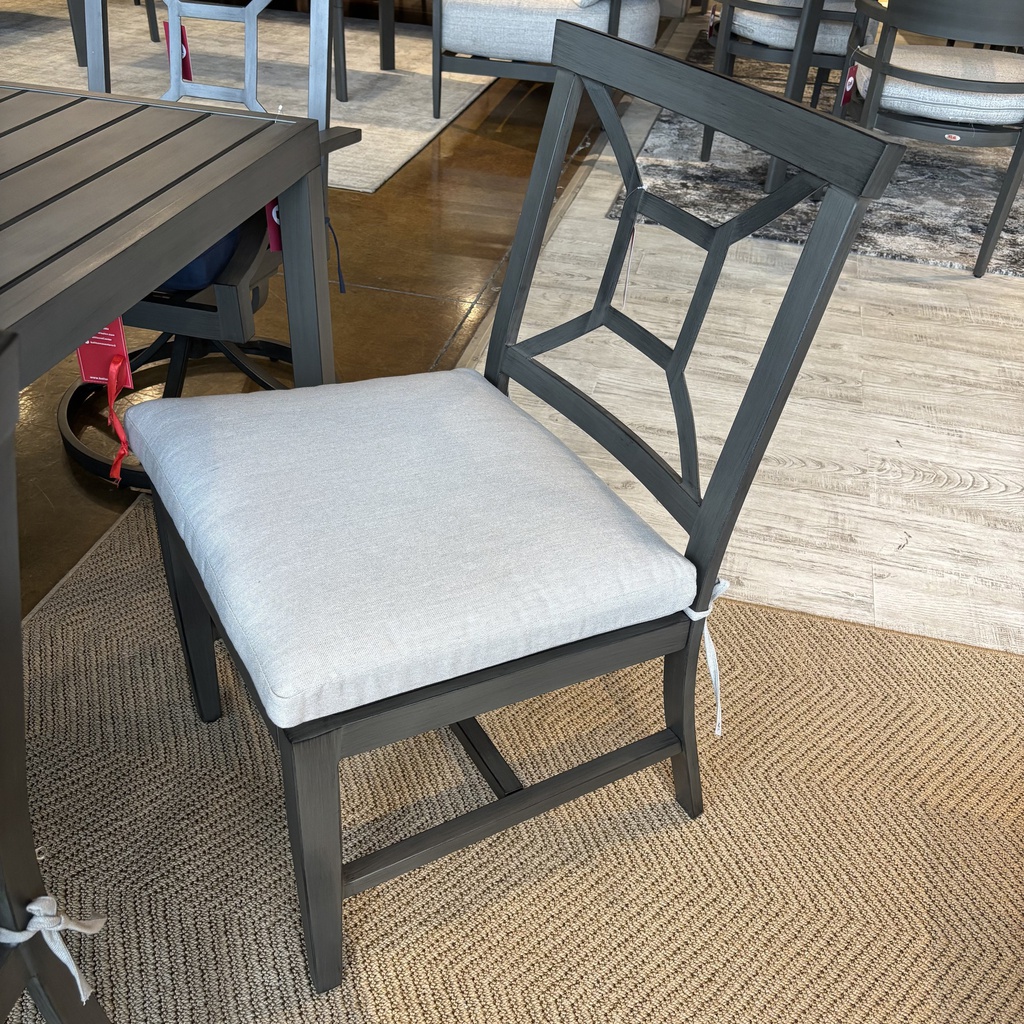 SILLA COMEDOR MARTINEQUE GRIS COJIN BEIGE HAI16C65A-K