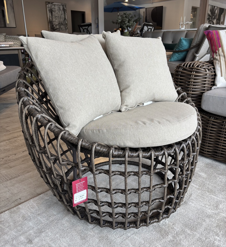 SOFA INDIVIDUAL ACCENT FIBRA CAFE MIXTO HAI21C015A-W