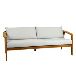 [BL6442] SOFA TRIPLE PIETRA ACABADO ACABADO COLOR CANVAS-BEIGE TUB138704-73