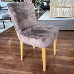 [BL6721] SILLA HELEN GRAY WALNUT MOSTAZA KILYOS 110