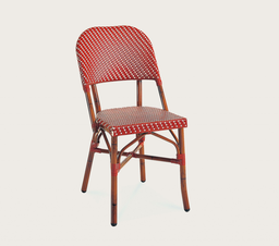 [BL7430] SILLA PARIS 17 SIN BRAZOS IVORY-BORDEAUX J5AAC3517N01RAT